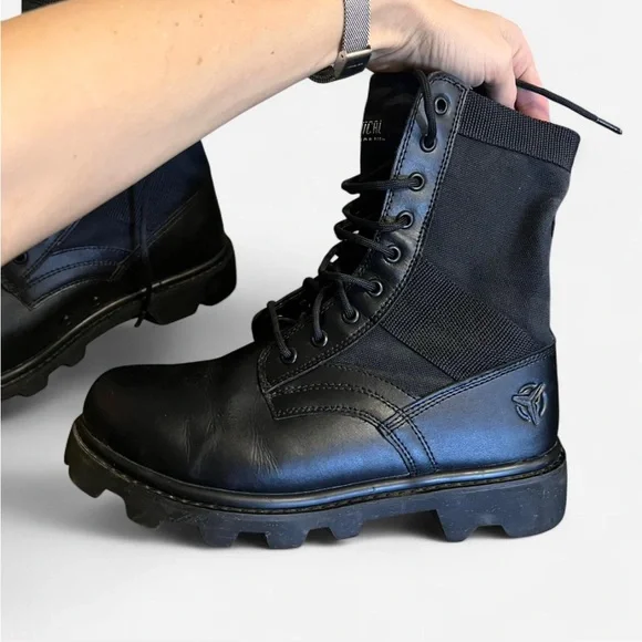Black Tactical Performance Mens Combat Boots Size 11 - Picture 5 of 8